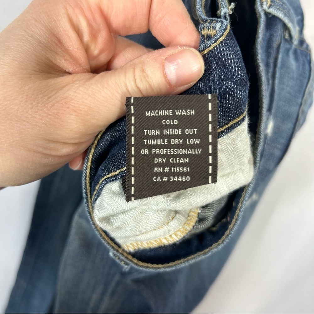 7 For All Mankind | Straight Leg Dark Wash Jeans Women’s Size 26 - Picture 10 of 13
